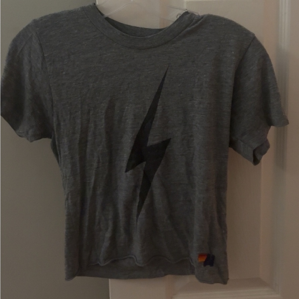 Aviator Nation T-Shirt with Lightning Bolt